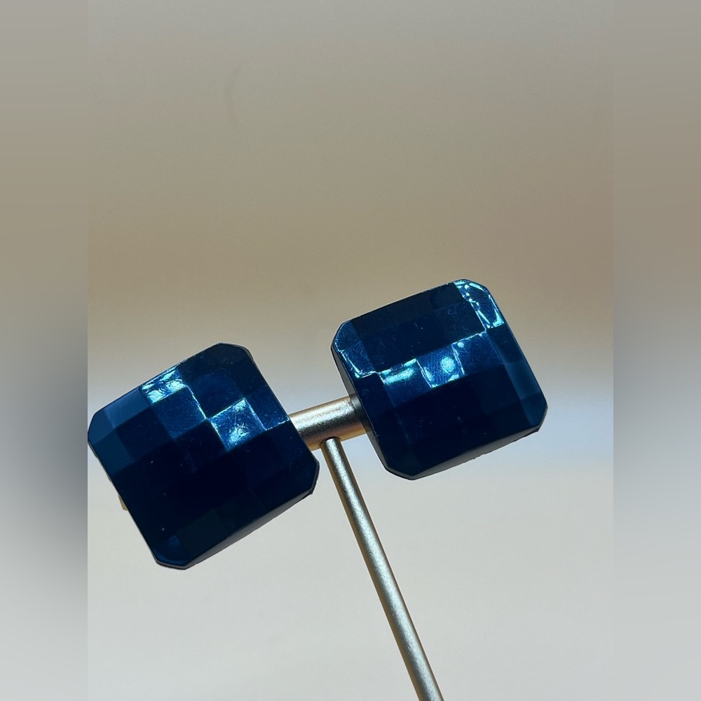 Elegant Black Stud Earrings